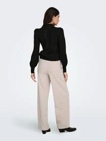 Брюки JDY GEGGO LIFE NEW LONG PANT модель 15208430_Chateau Gray BLACK BUTTONS Фото