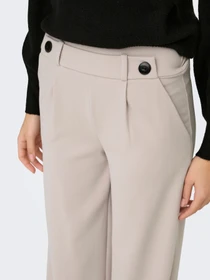 Брюки JDY GEGGO LIFE NEW LONG PANT модель 15208430_Chateau Gray BLACK BUTTONS Фото