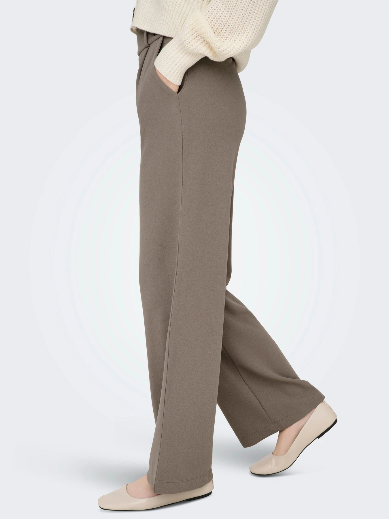 Брюки JDY GEGGO LIFE NEW LONG PANT модель 15208430_Driftwood BLACK BUTTONS Брюки JDY GEGGO LIFE NEW LONG PANT модель 15208430_Driftwood BLACK BUTTONS Фото