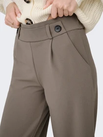 Брюки JDY GEGGO LIFE NEW LONG PANT модель 15208430_Driftwood BLACK BUTTONS Фото