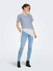 Футболки и поло JDY PISA S/S PRINT TOP модель 15298612_Ebb And Flow CD STRIPES AN Фото