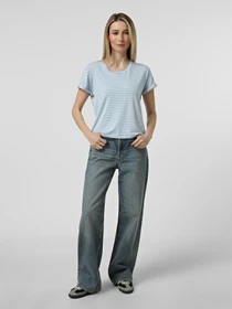 Футболки і поло JDY SISSY S/S O-NECK TOP модель 15325267_Cashmere Blue CLOUD DANCER Фото