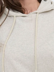 Худи и свитшоты JDY AMALFI LIFE L/S HOOD SWEAT модель 15356341_Oatmeal MELANGE Фото