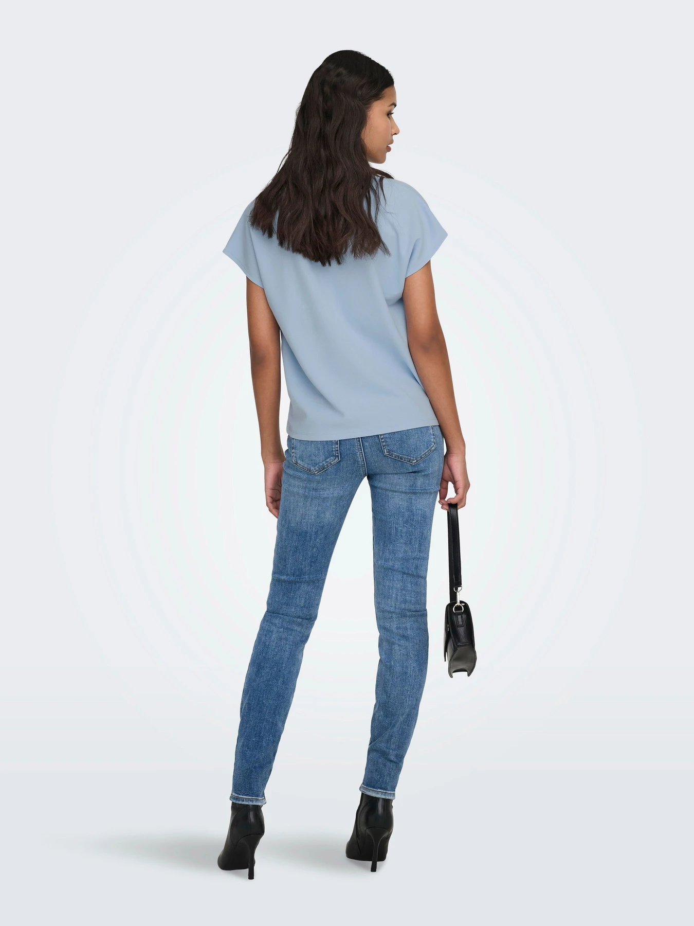 Футболки и поло JDY JOY LIFE S/S TOP модель 15363209_Cashmere Blue Футболки и поло JDY JOY LIFE S/S TOP модель 15363209_Cashmere Blue Фото