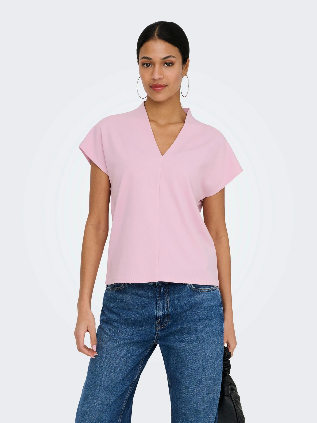 Футболки и поло JDY JOY LIFE S/S TOP модель 15363209_Fragrant Lilac Фото