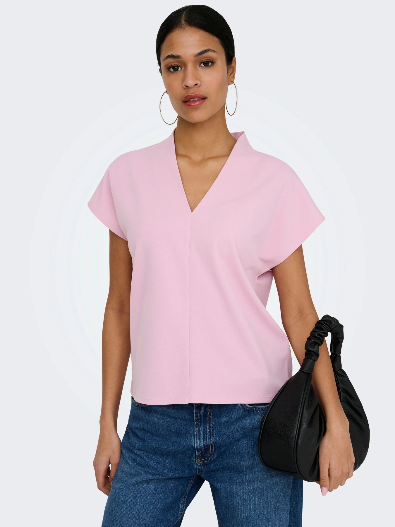 Футболки и поло JDY JOY LIFE S/S TOP модель 15363209_Fragrant Lilac Фото