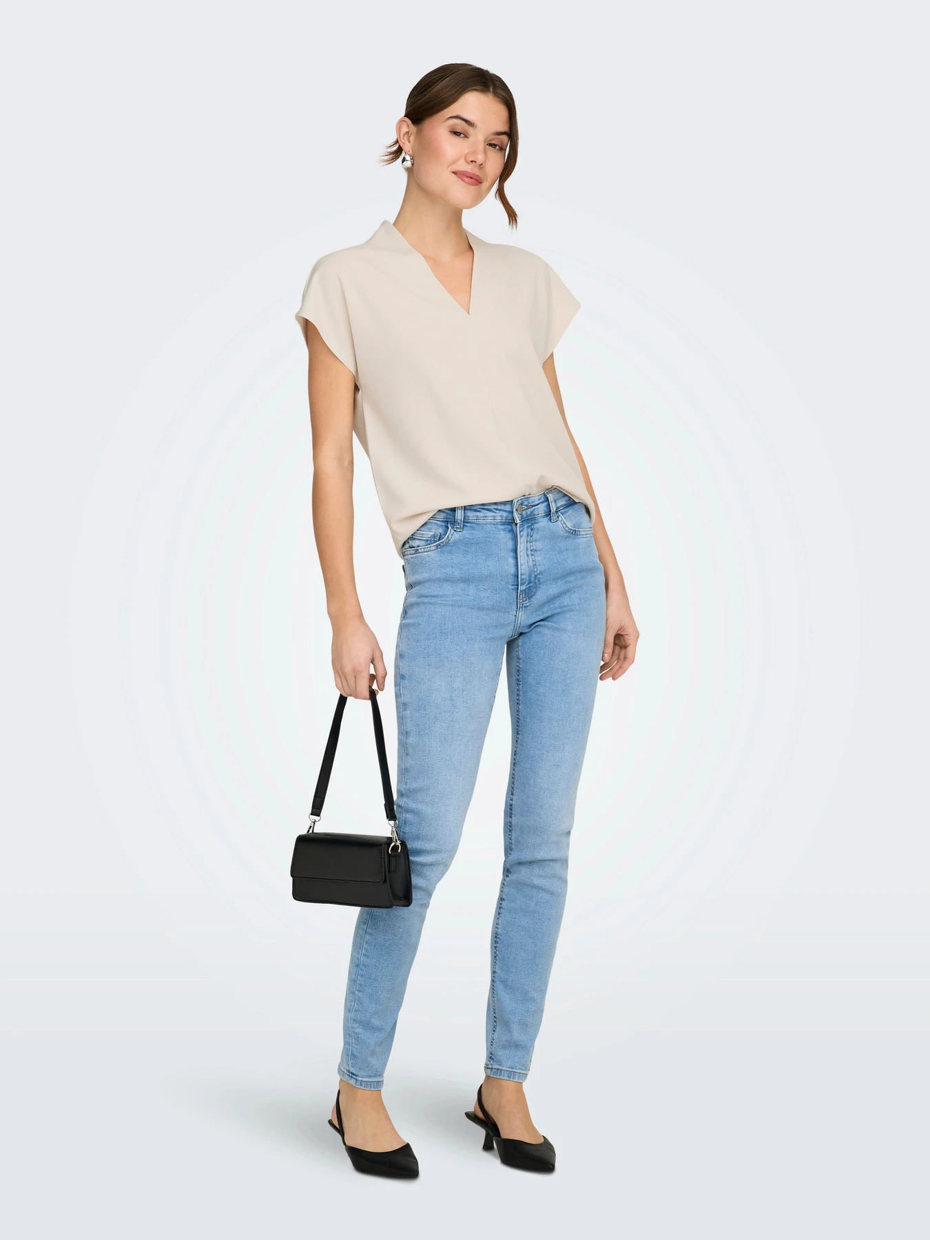 Футболки и поло JDY JOY LIFE S/S TOP модель 15363209_Sandshell Футболки и поло JDY JOY LIFE S/S TOP модель 15363209_Sandshell Фото