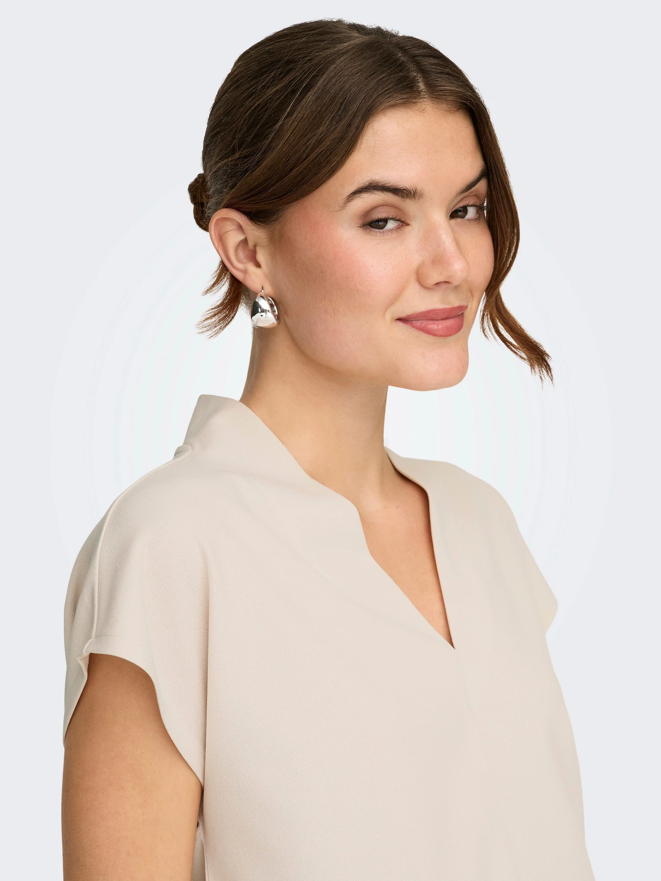 Футболки и поло JDY JOY LIFE S/S TOP модель 15363209_Sandshell Футболки и поло JDY JOY LIFE S/S TOP модель 15363209_Sandshell Фото