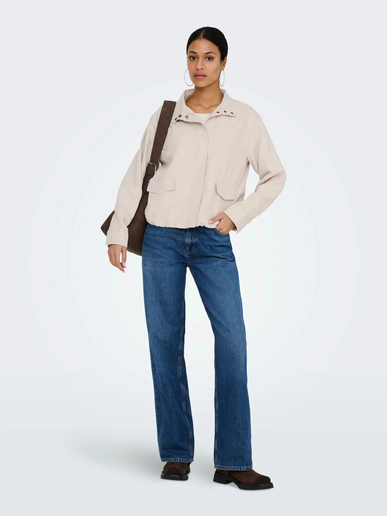 Куртки и дубленки JDY HAZEN SHINE SHORT JACKET модель 15363431_Moonbeam Фото