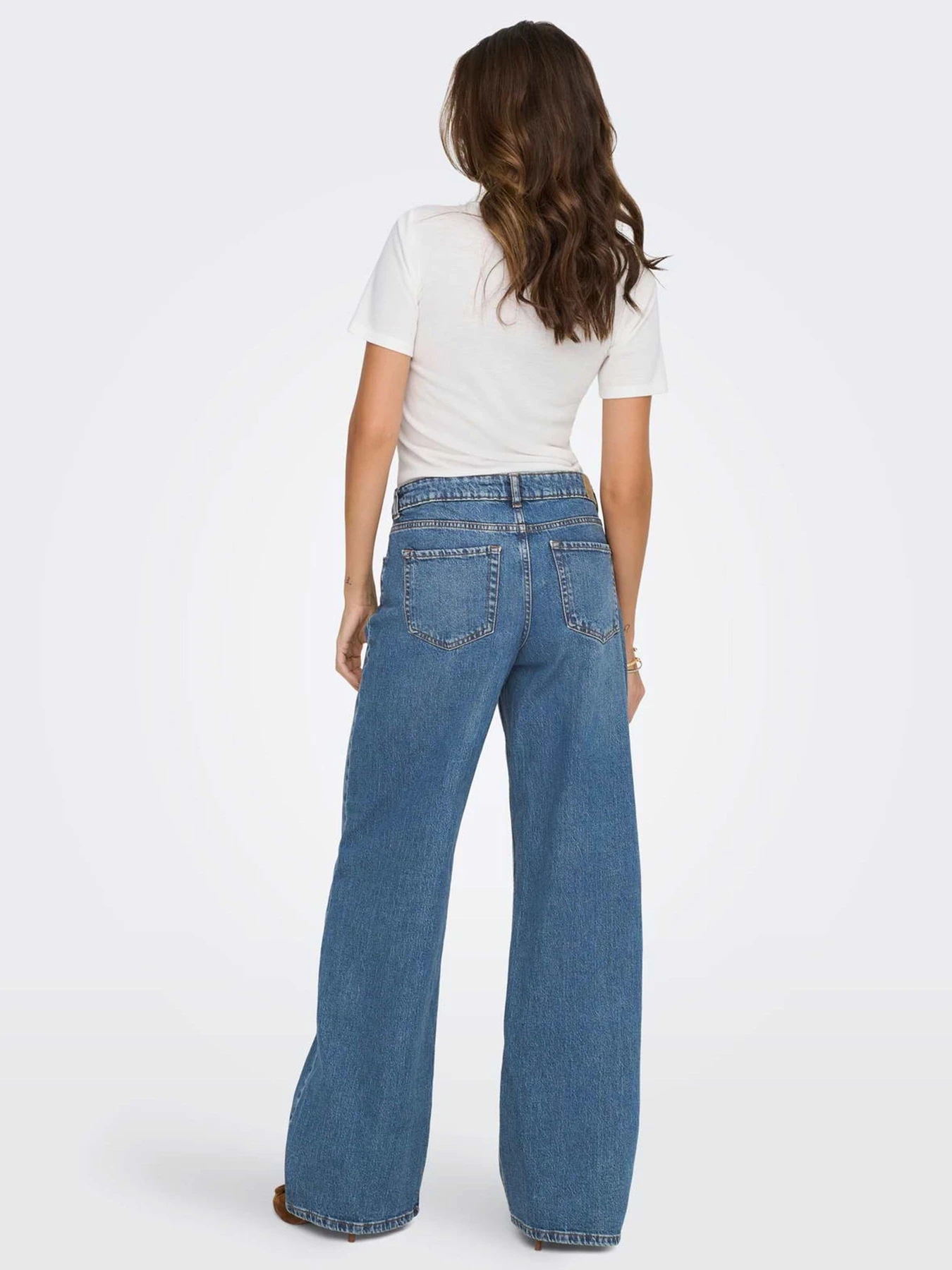 Джинси JDY RUBY MW WID MB 1006 DNM модель 15366873_Medium Blue Denim Фото