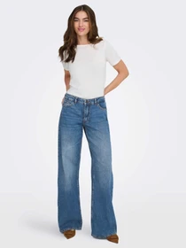 Джинси JDY RUBY MW WID MB 1006 DNM модель 15366873_Medium Blue Denim Фото