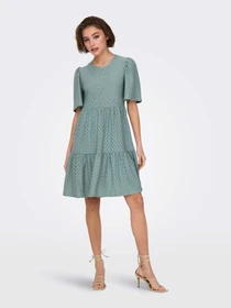 Платья JDY CARLA CATHINKA S/S DRESS модель 15254680_Chinois Green Фото