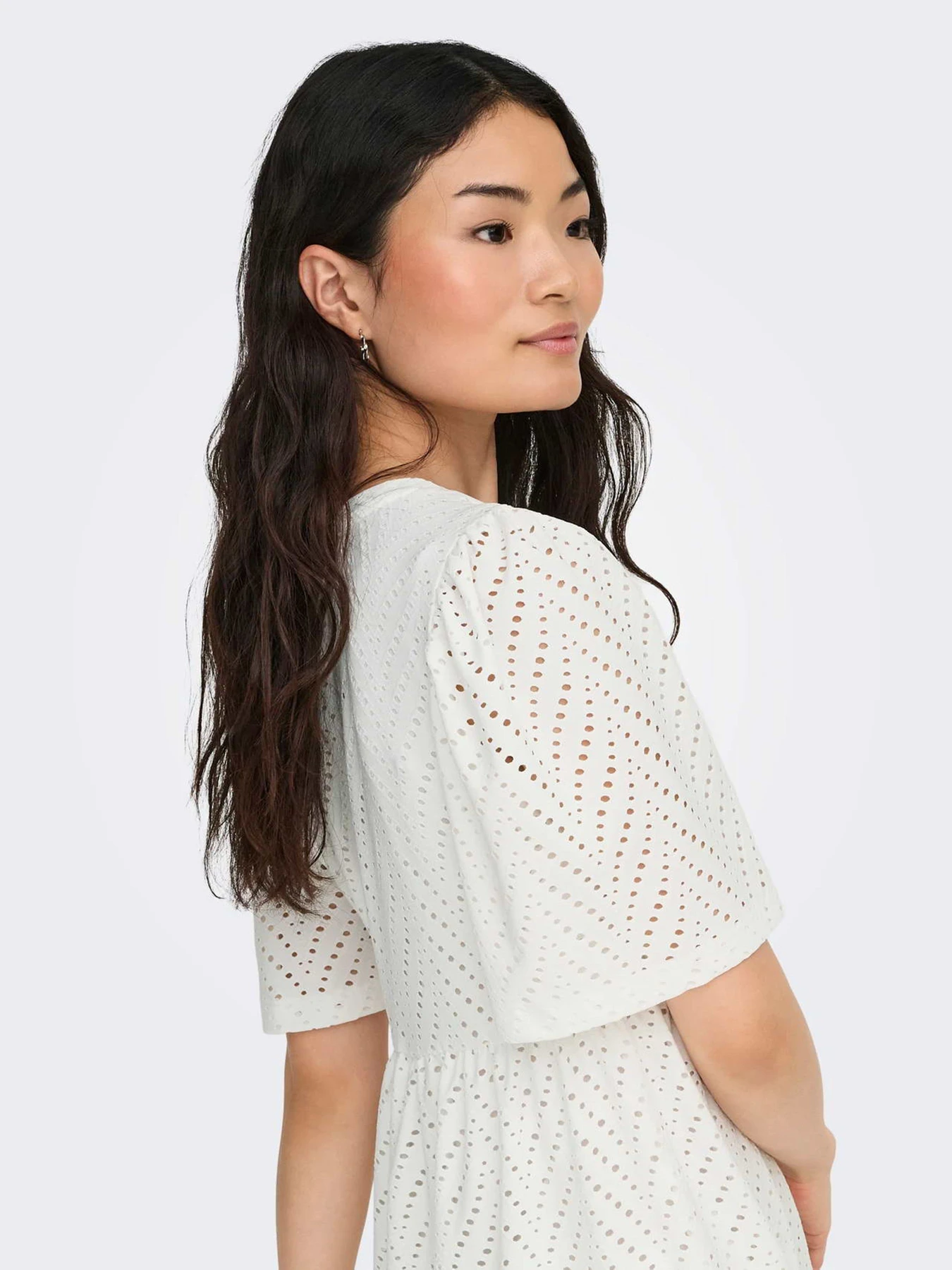 Платья JDY CARLA CATHINKA S/S DRESS модель 15254680_Cloud Dancer Фото