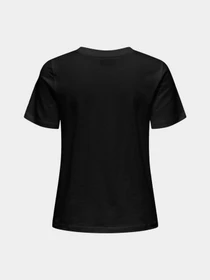 Футболки і поло JDY PISA S/S PRINT TOP модель 15298612_Black BITTERSWEET HEART Фото