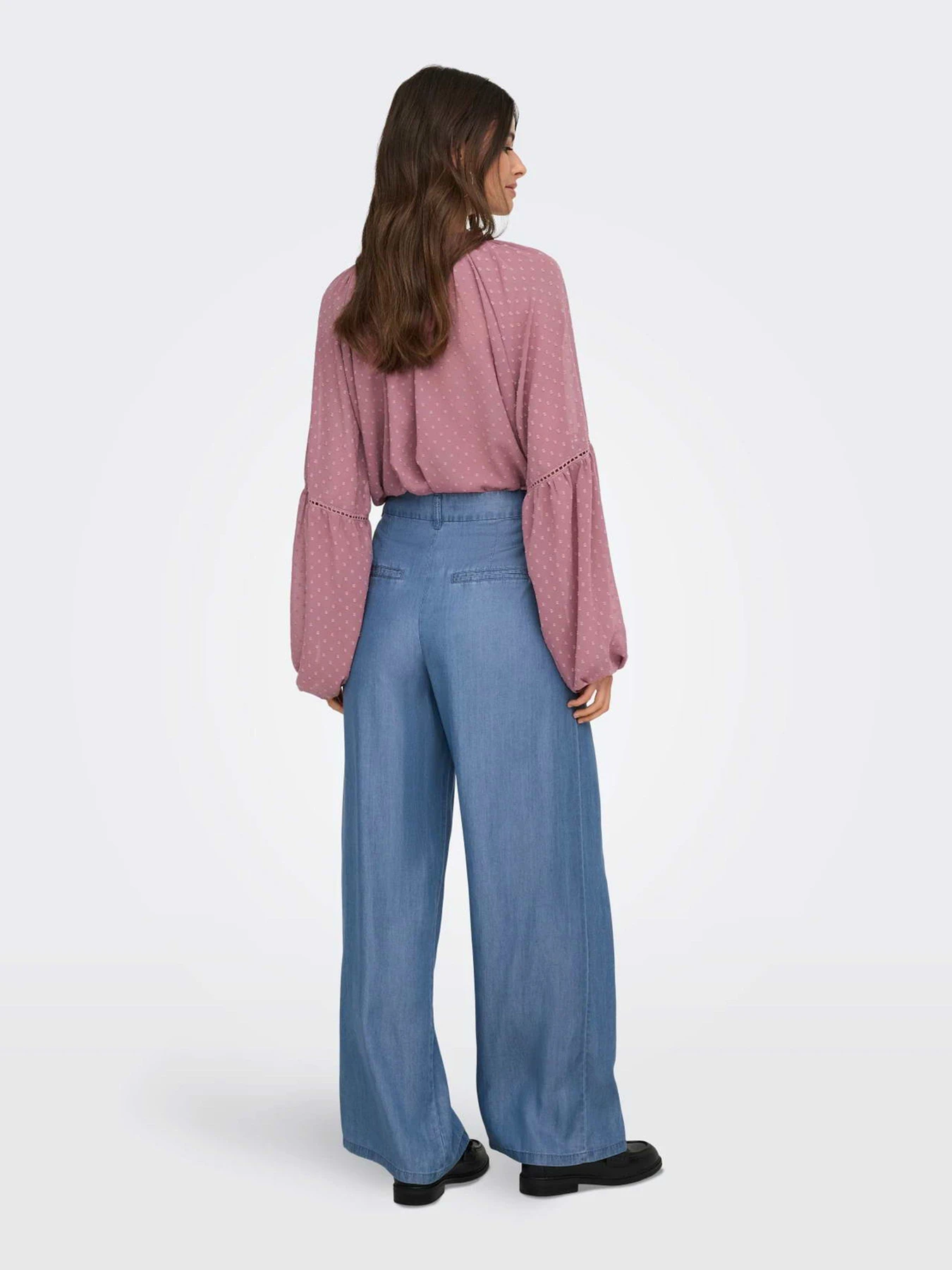 Штани JDY JASPER HW WIDE PANT модель 15283508_Medium Blue Denim Фото