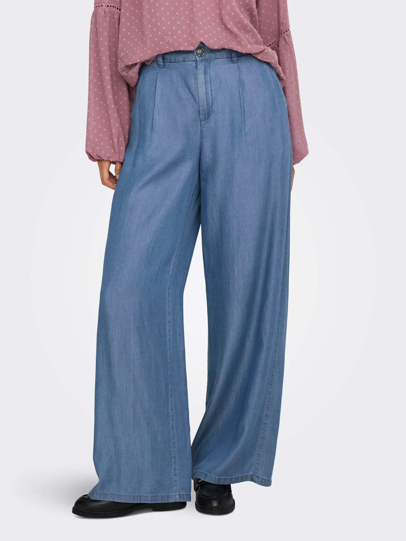 Штани JDY JASPER HW WIDE PANT модель 15283508_Medium Blue Denim Фото
