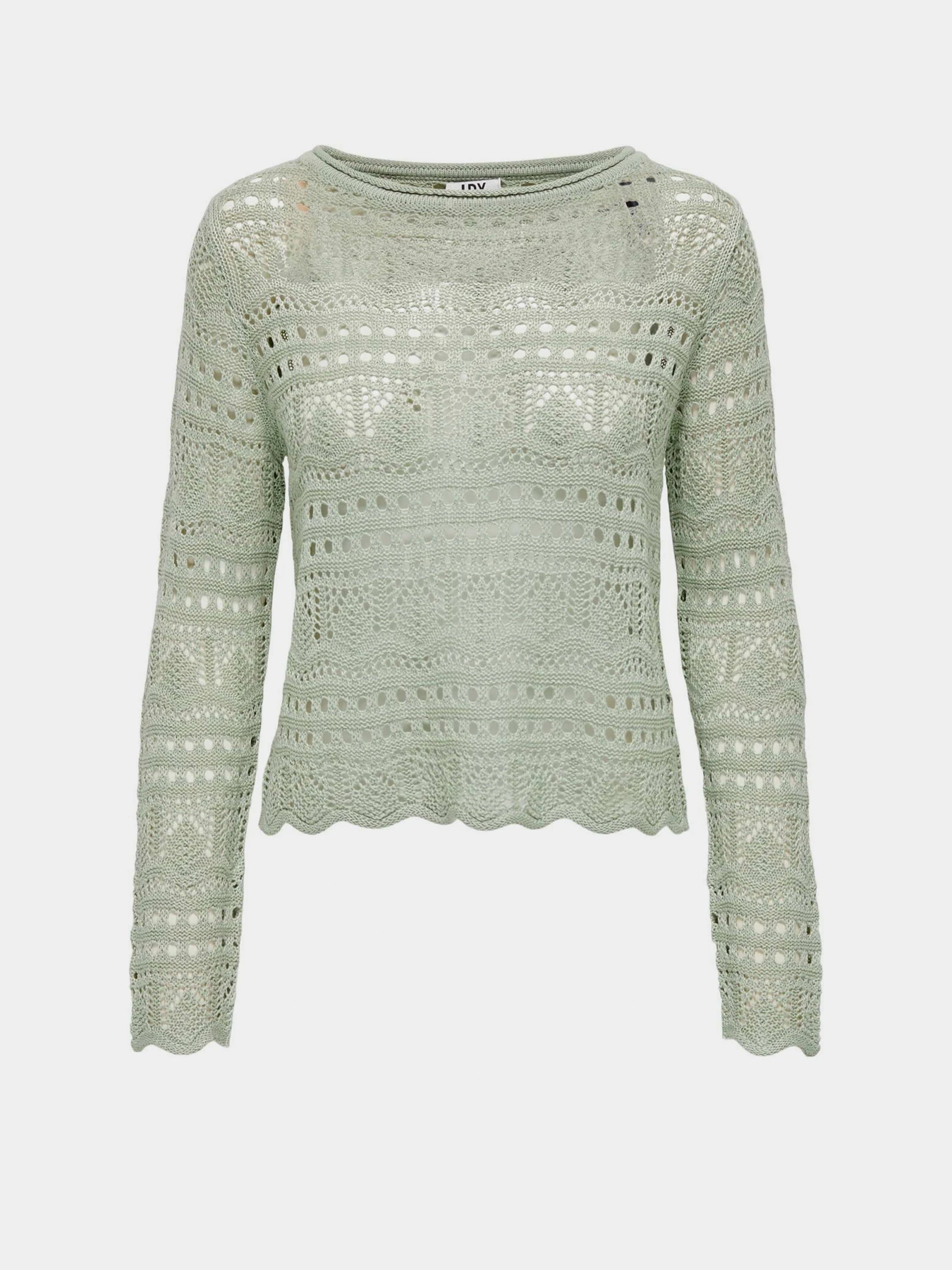 Худи и свитшоты JDY SUN LAY L/S BOATNECK PULLOV. K модель 15287384_Desert Sage Фото
