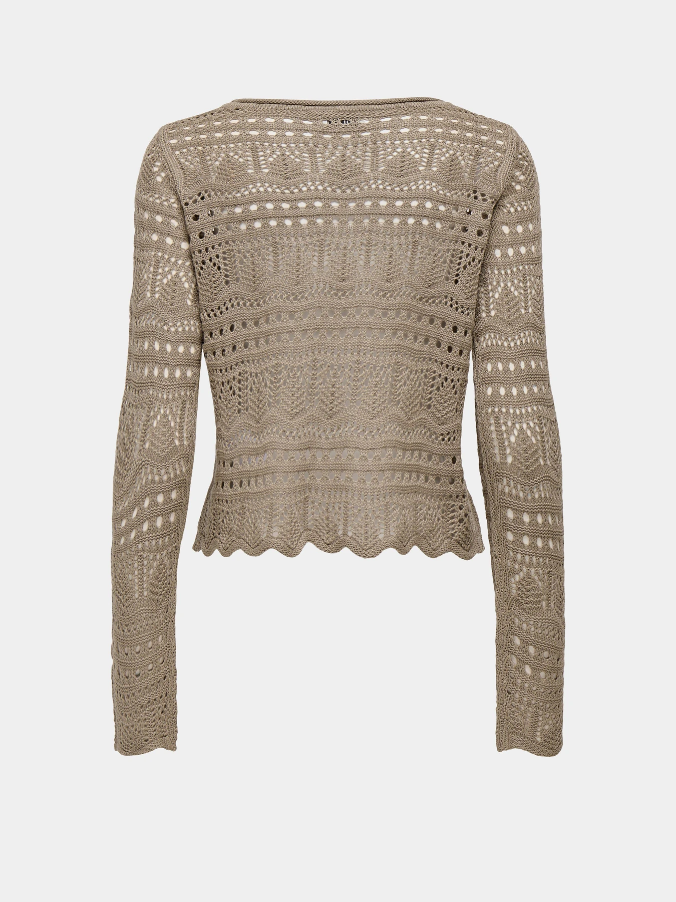 Худи и свитшоты JDY SUN LAY L/S BOATNECK PULLOV. K модель 15287384_Greige Фото