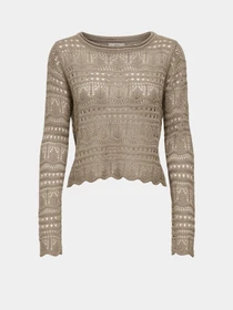 Худи и свитшоты JDY SUN LAY L/S BOATNECK PULLOV. K модель 15287384_Greige Фото