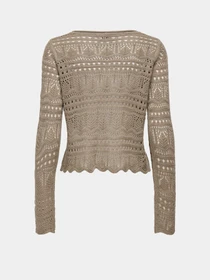 Худи и свитшоты JDY SUN LAY L/S BOATNECK PULLOV. K модель 15287384_Greige Фото