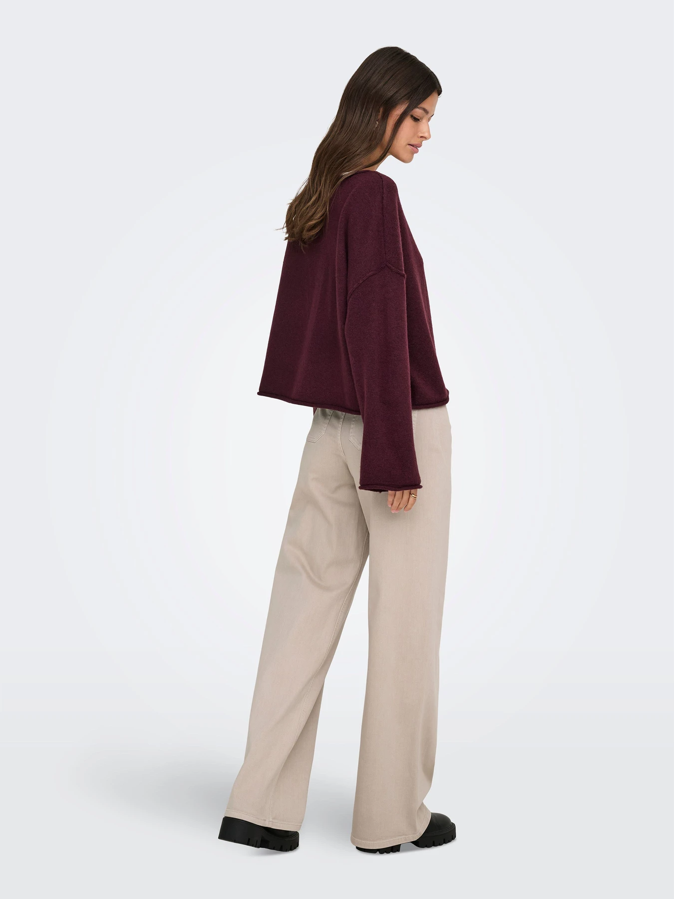 Штани JDY IRIS STRETCH HW WIDE PANT модель 15341269_Chateau Gray Штани JDY IRIS STRETCH HW WIDE PANT модель 15341269_Chateau Gray Фото