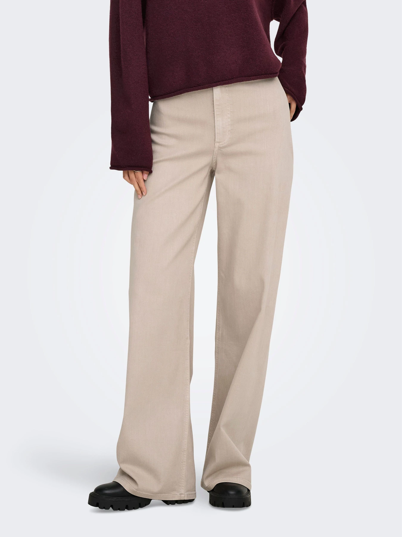 Штани JDY IRIS STRETCH HW WIDE PANT модель 15341269_Chateau Gray Штани JDY IRIS STRETCH HW WIDE PANT модель 15341269_Chateau Gray Фото