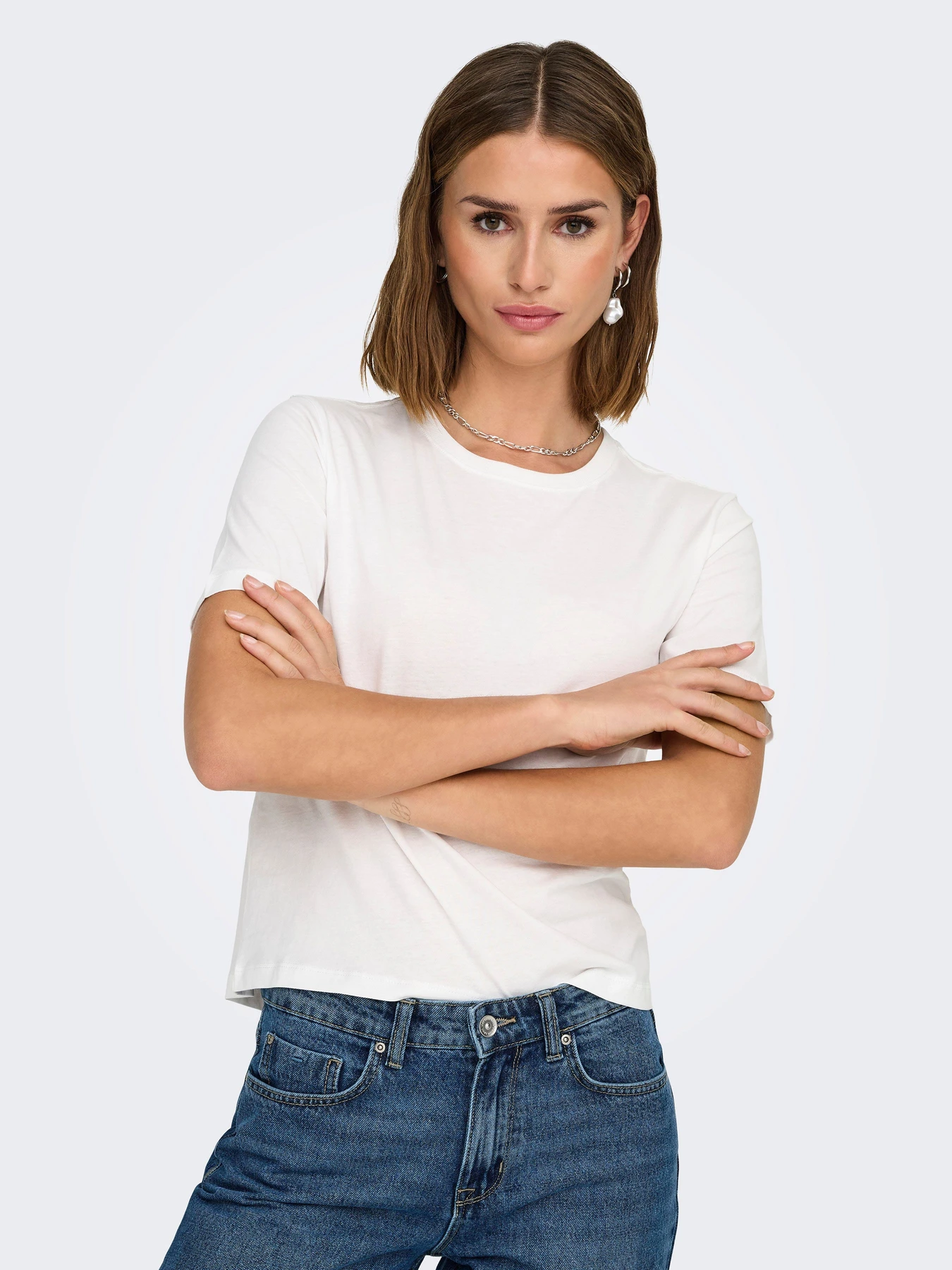 Футболки и поло JDY REX S/S TOP модель 15344612_Cloud Dancer Футболки и поло JDY REX S/S TOP модель 15344612_Cloud Dancer Фото