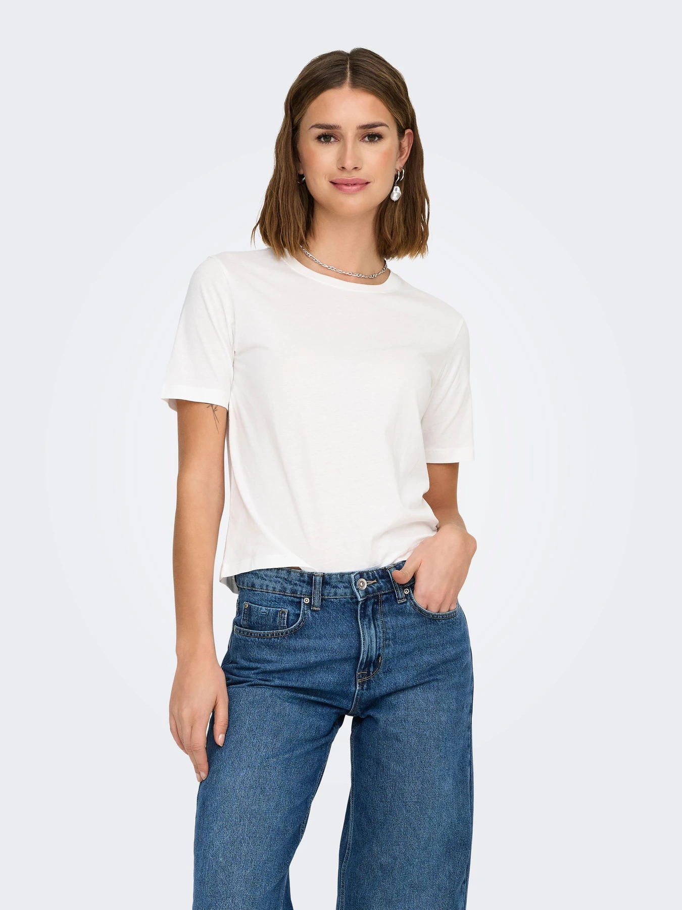 Футболки и поло JDY REX S/S TOP модель 15344612_Cloud Dancer Футболки и поло JDY REX S/S TOP модель 15344612_Cloud Dancer Фото
