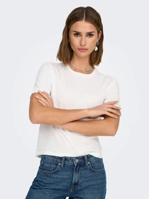 Футболки и поло JDY REX S/S TOP модель 15344612_Cloud Dancer Фото