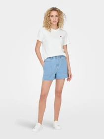 Футболки і поло JDY PISA S/S PRINT TOP модель 15298612_Cloud Dancer BITTERSWEET H Фото