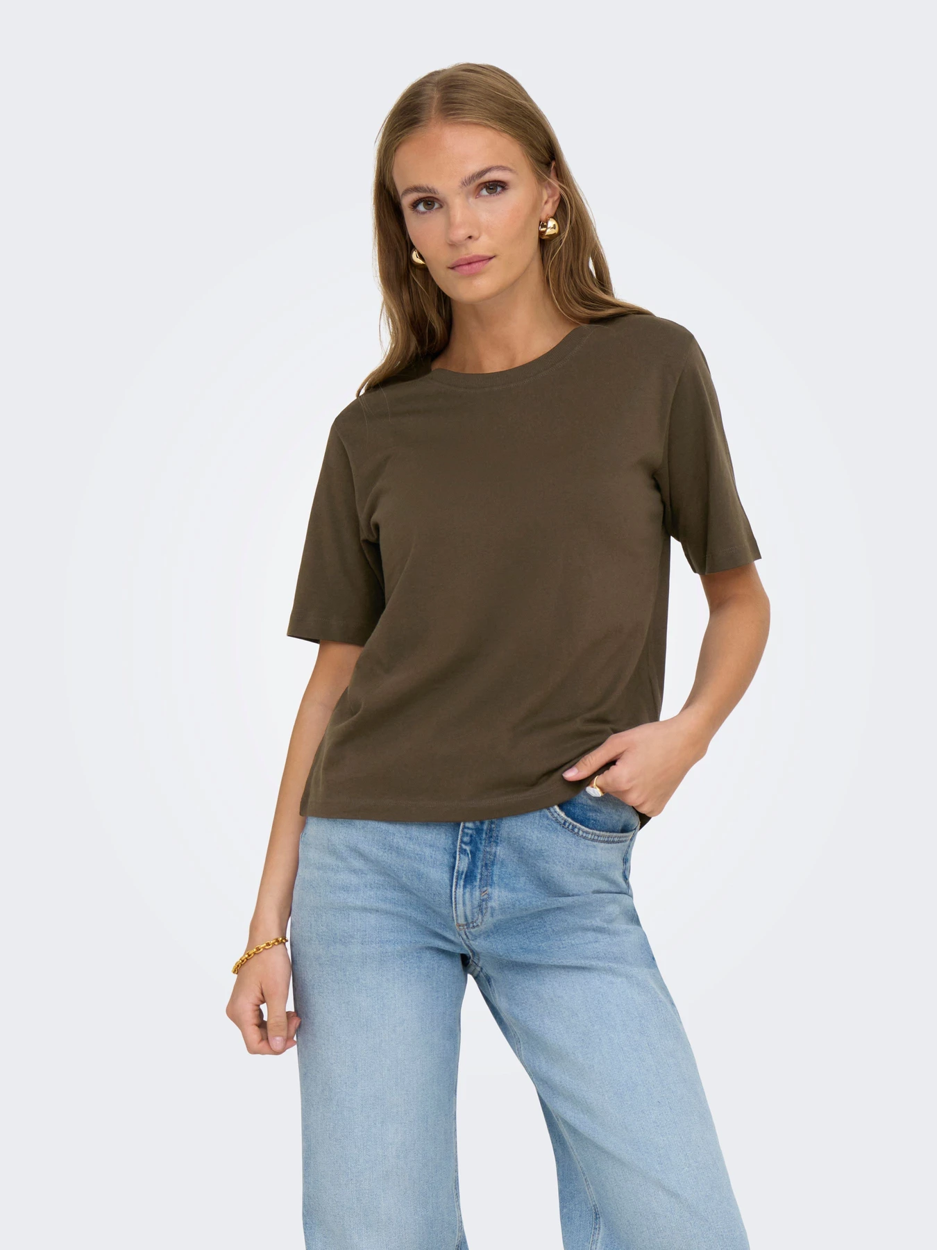 Футболки и поло JDY REX S/S TOP модель 15344612_Slate Black Фото