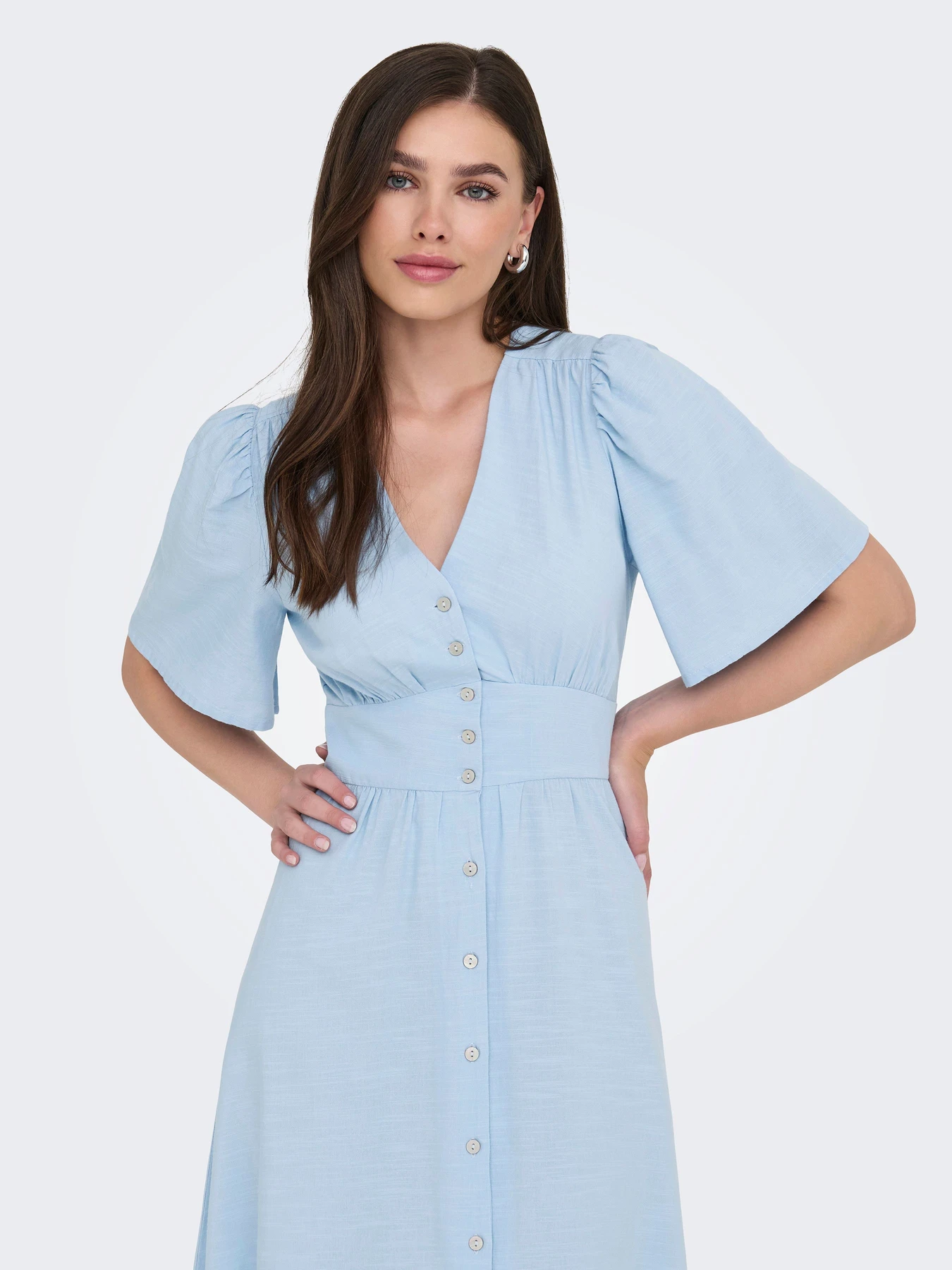 Платья JDY NORA MIDI DRESS модель 15367092_Chambray Blue Фото