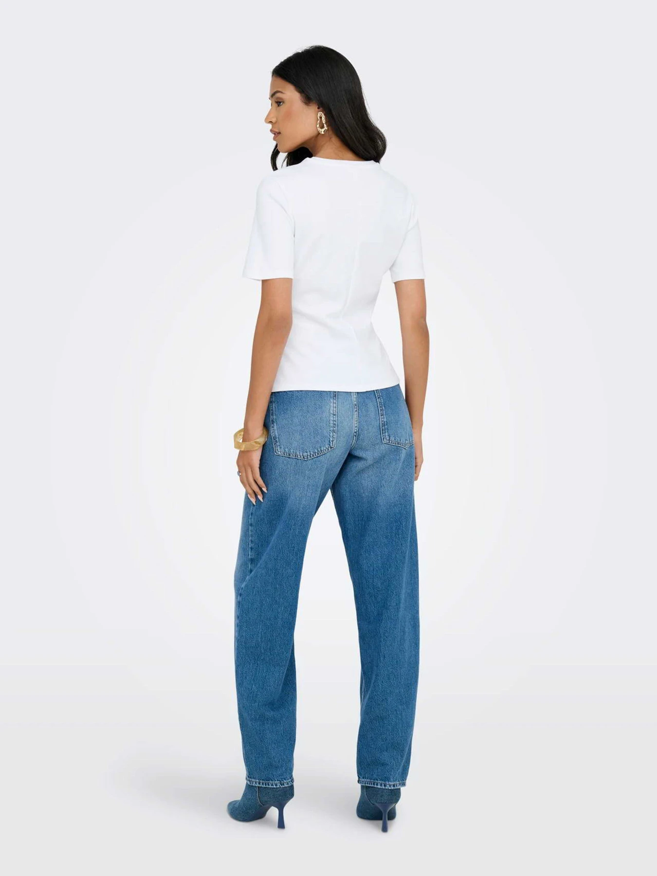 Футболки и поло JDY EVA S/S TOP модель 15370716_White Фото