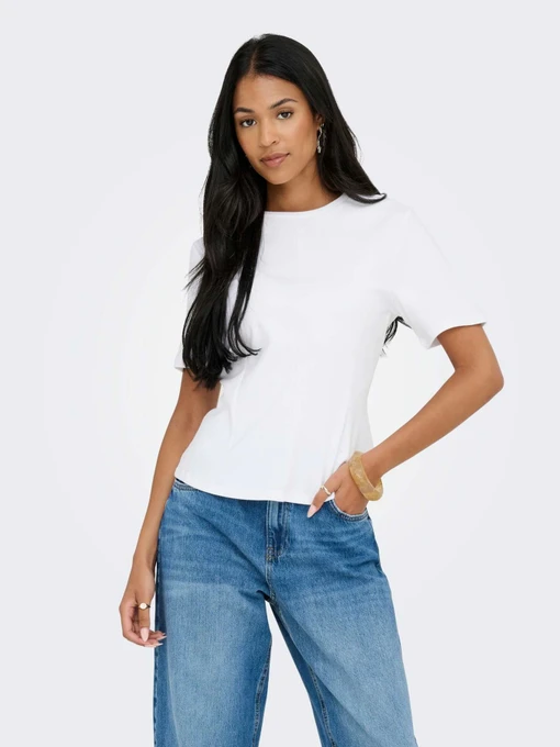 Футболки и поло JDY EVA S/S TOP модель 15370716_White Фото