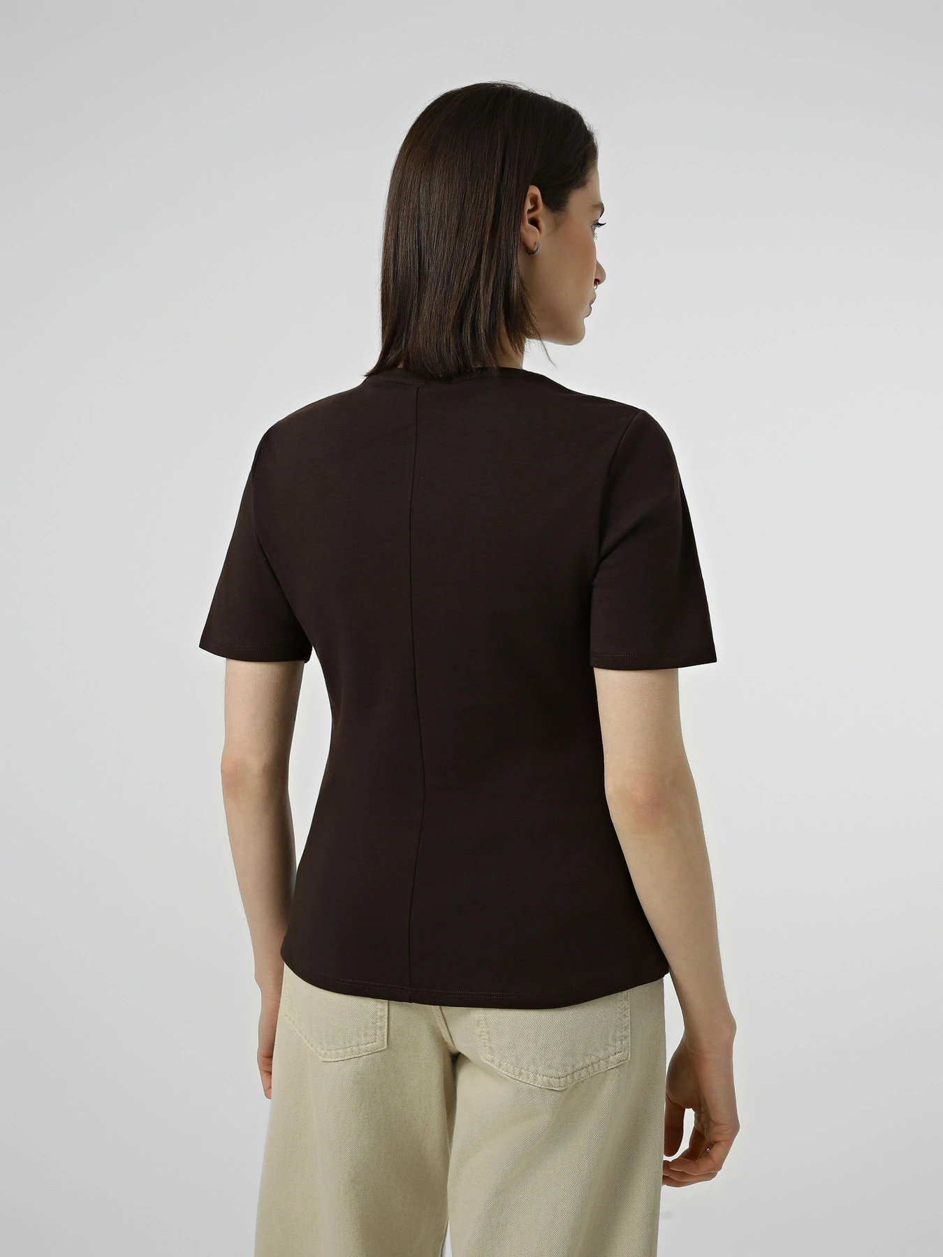 Футболки и поло JDY EVA S/S TOP модель 15370716_Black Coffee Фото