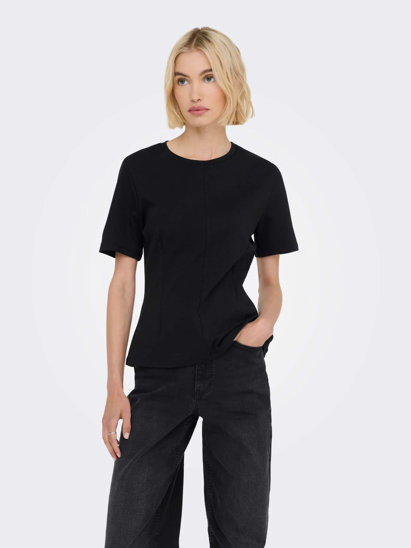 Футболки и поло JDY EVA S/S TOP модель 15370716_Black Фото