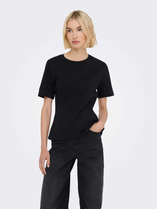Футболки і поло JDY EVA S/S TOP модель 15370716_Black Фото