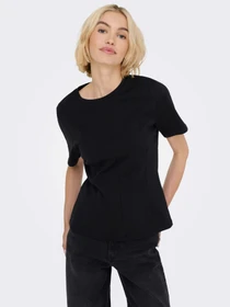 Футболки и поло JDY EVA S/S TOP модель 15370716_Black Фото