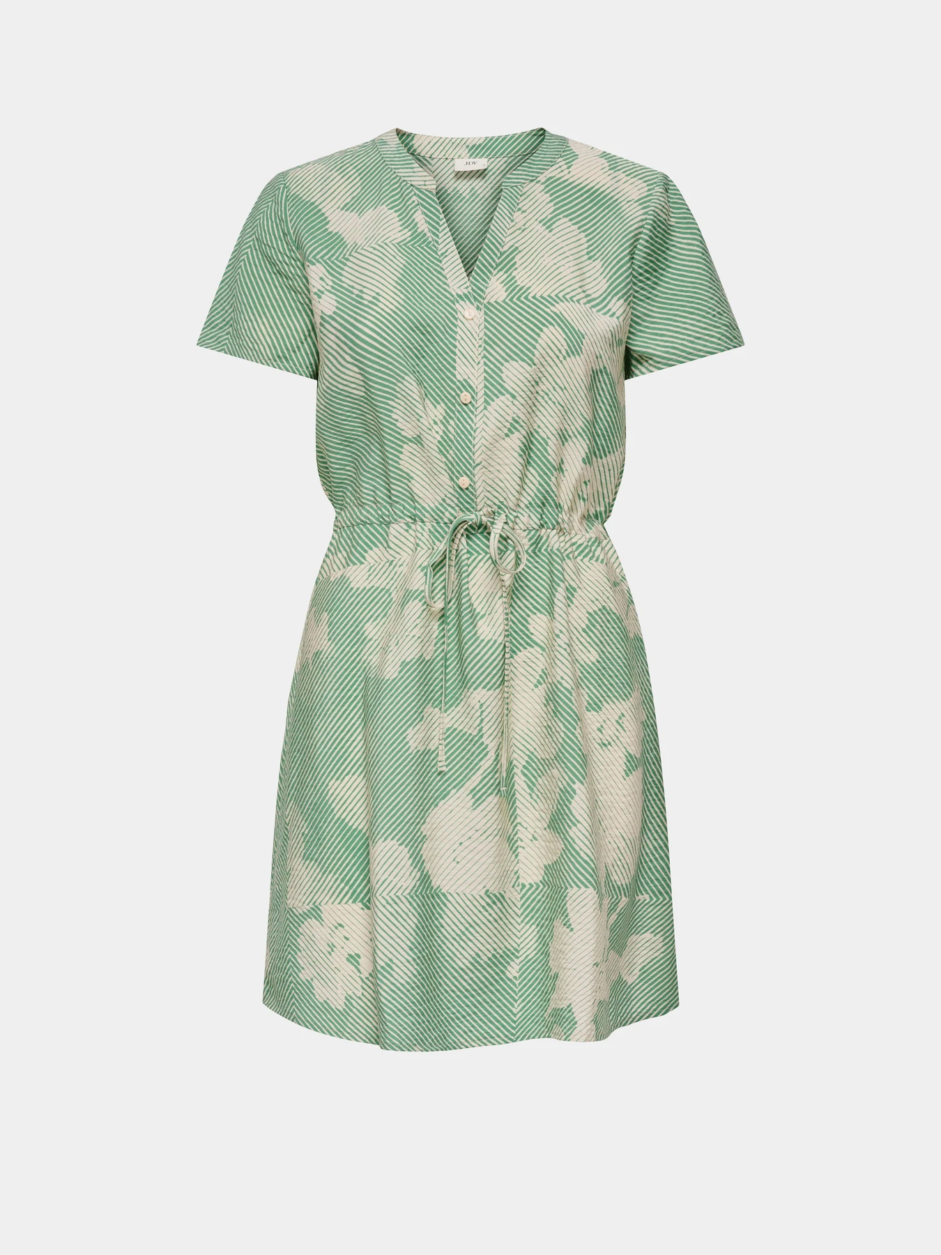Платья JDY TROYA LIFE S/S V SHORT DRESS модель 15371204_Deep Green 39-01-26 GRAPHI Фото