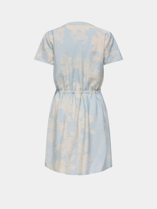 Платья JDY TROYA LIFE S/S V SHORT DRESS модель 15371204_Powder Blue 40-01-26 GRAPH Фото