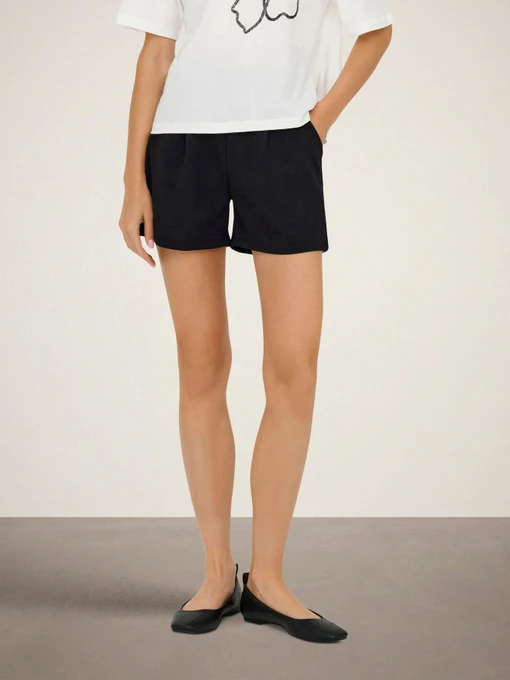 Шорти JDY GEGGO LIFE SHORTS модель 15203098_Black BLACK BUTTON Фото