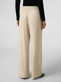 Брюки JDY SAY HW LINEN WIDE PANT модель 15318361_Oatmeal MELANGE Фото