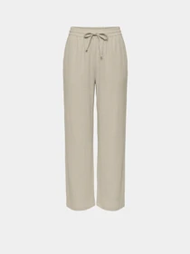 Штани JDY SAY HW LINEN WIDE PANT модель 15318361_Oatmeal MELANGE Фото