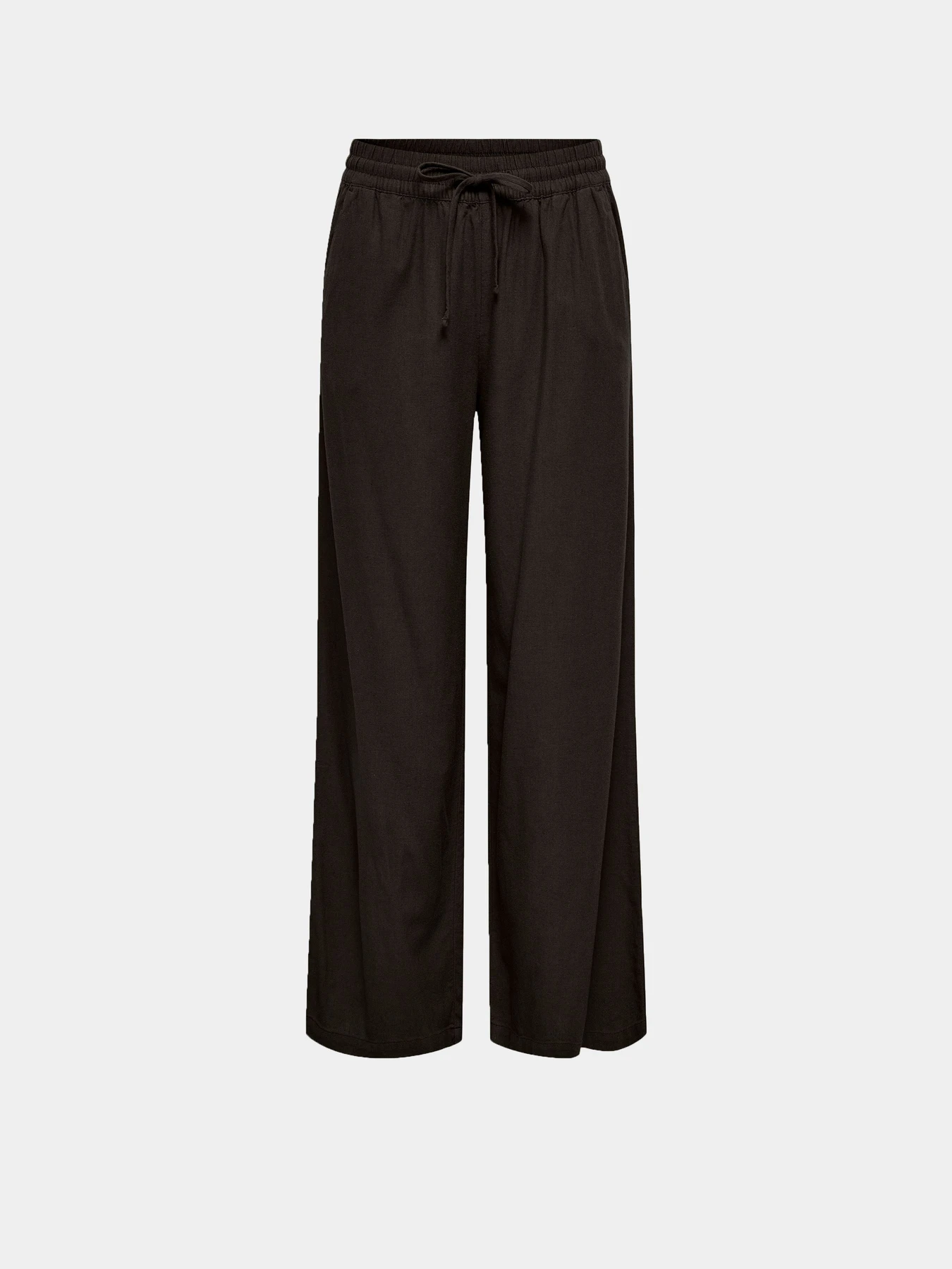 Штани JDY SAY HW LINEN WIDE PANT модель 15318361_Chocolate Torte Фото