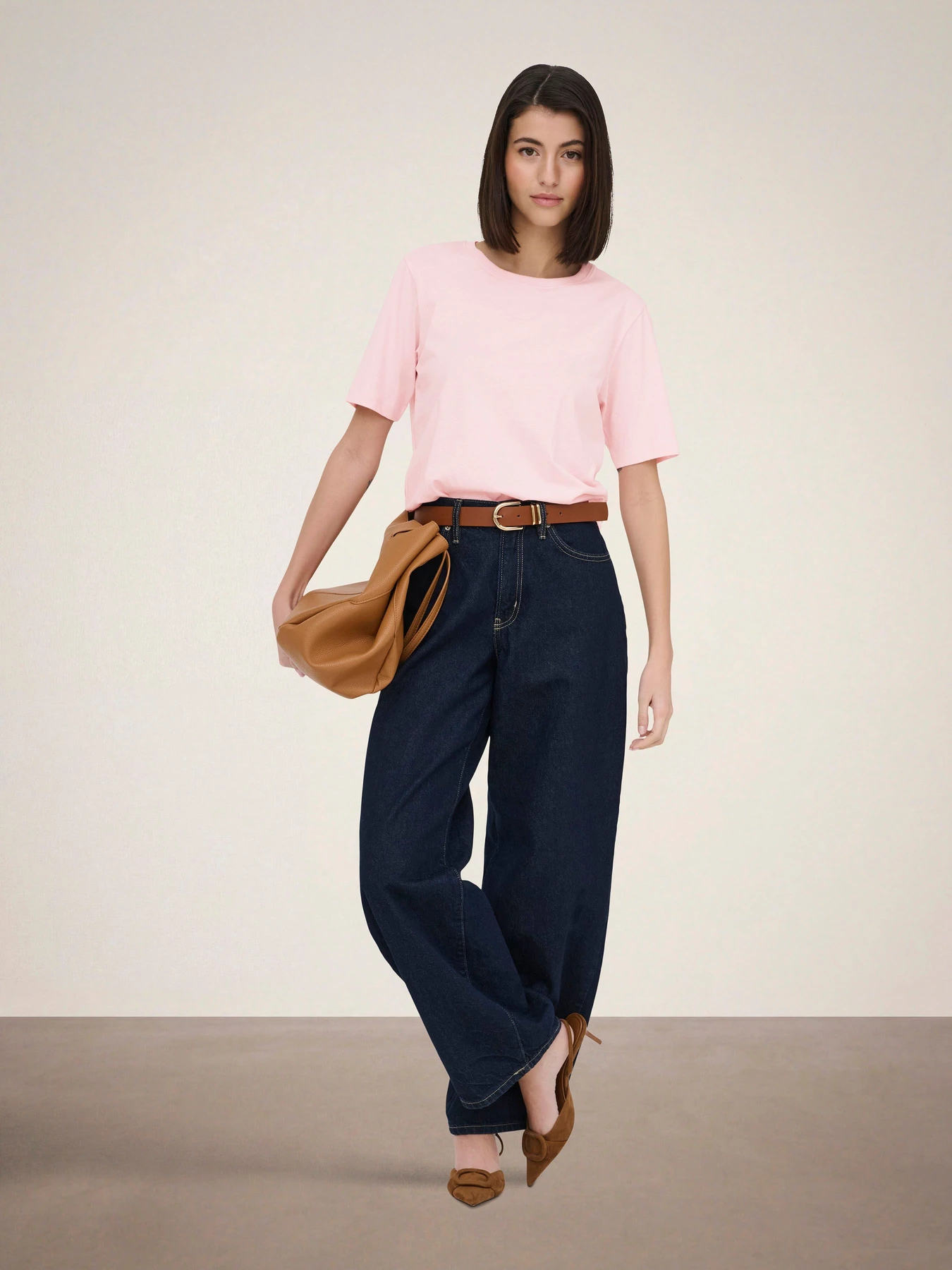 Футболки и поло JDY REX S/S TOP модель 15344612_Chalk Pink Футболки и поло JDY REX S/S TOP модель 15344612_Chalk Pink Фото