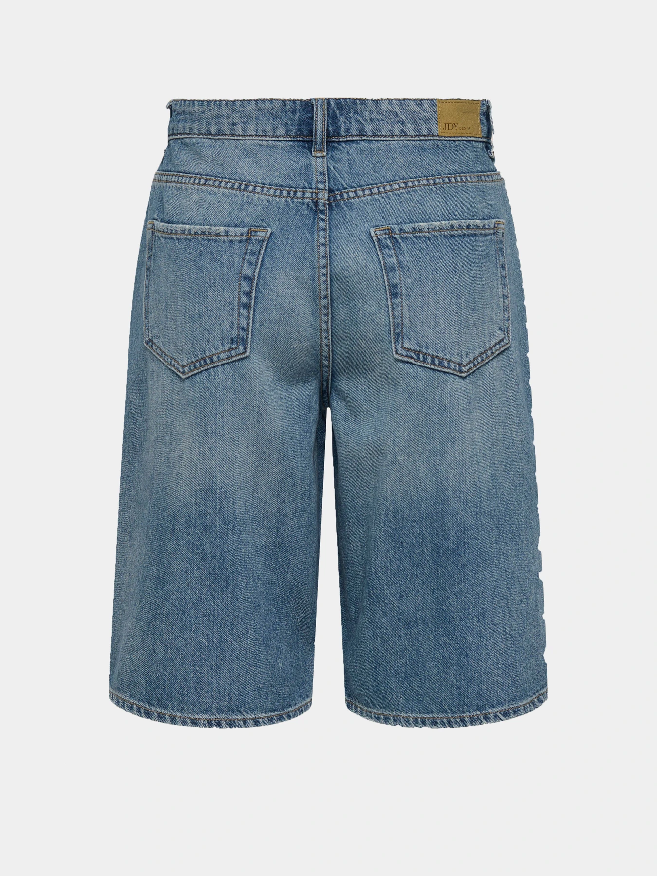 Шорты JDY LINA MW BERMUDA SHORTS DNM модель 15370643_Medium Blue Denim Фото