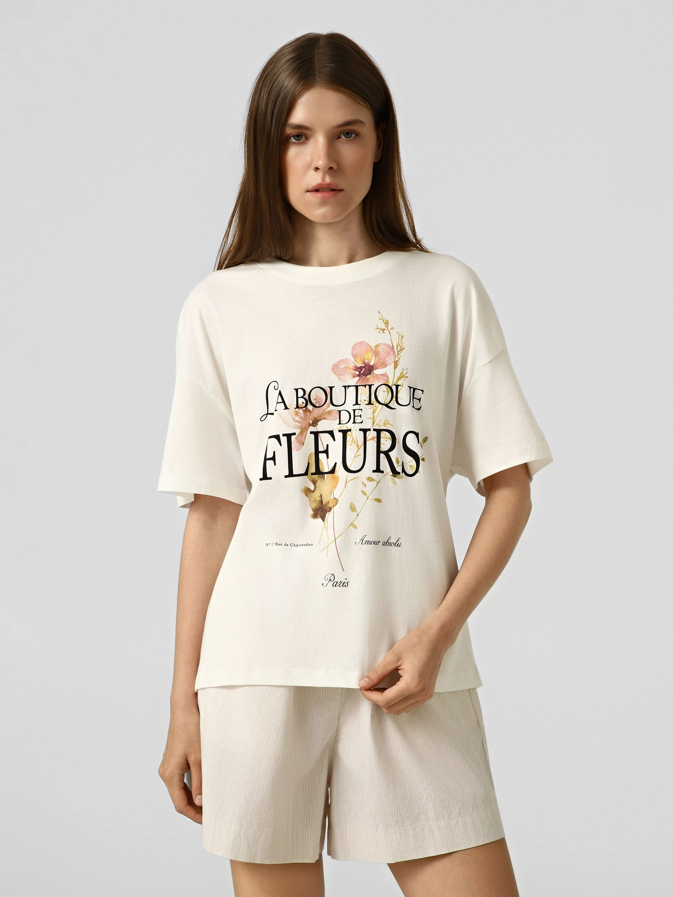 Футболки и поло JDY NINNA LIFE S/S OVERSIZE PRINT модель 15372178_Cloud Dancer BOUTIQUE Футболки и поло JDY NINNA LIFE S/S OVERSIZE PRINT модель 15372178_Cloud Dancer BOUTIQUE Фото