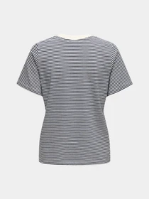 Футболки и поло JDY PISA S/S PRINT TOP модель 15298612_Cloud Dancer SKY CAPTAIN Y Фото