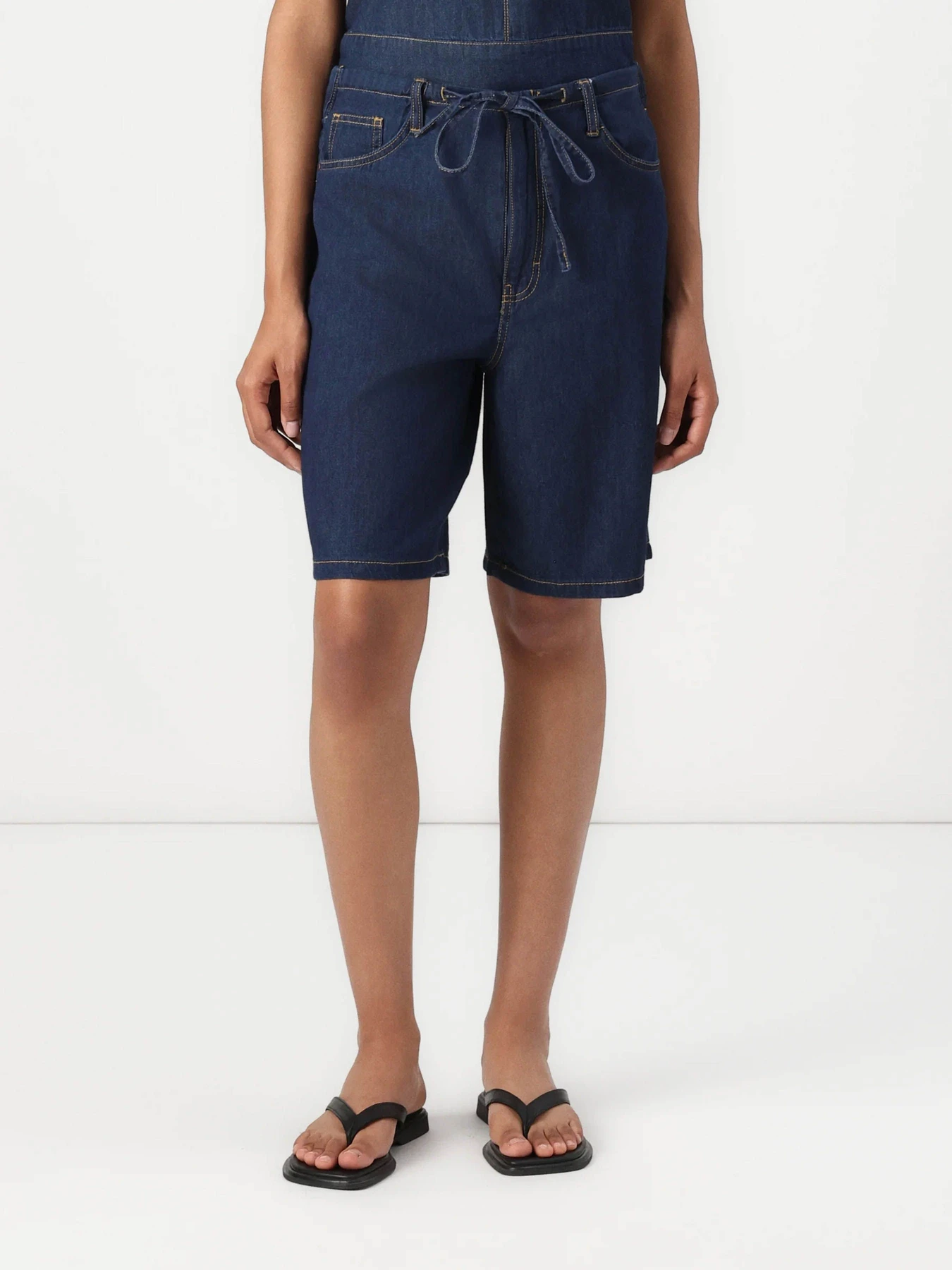 Шорты JDY BERN MW SHORTS DNM модель 15370542_Dark Blue Denim Шорты JDY BERN MW SHORTS DNM модель 15370542_Dark Blue Denim Фото