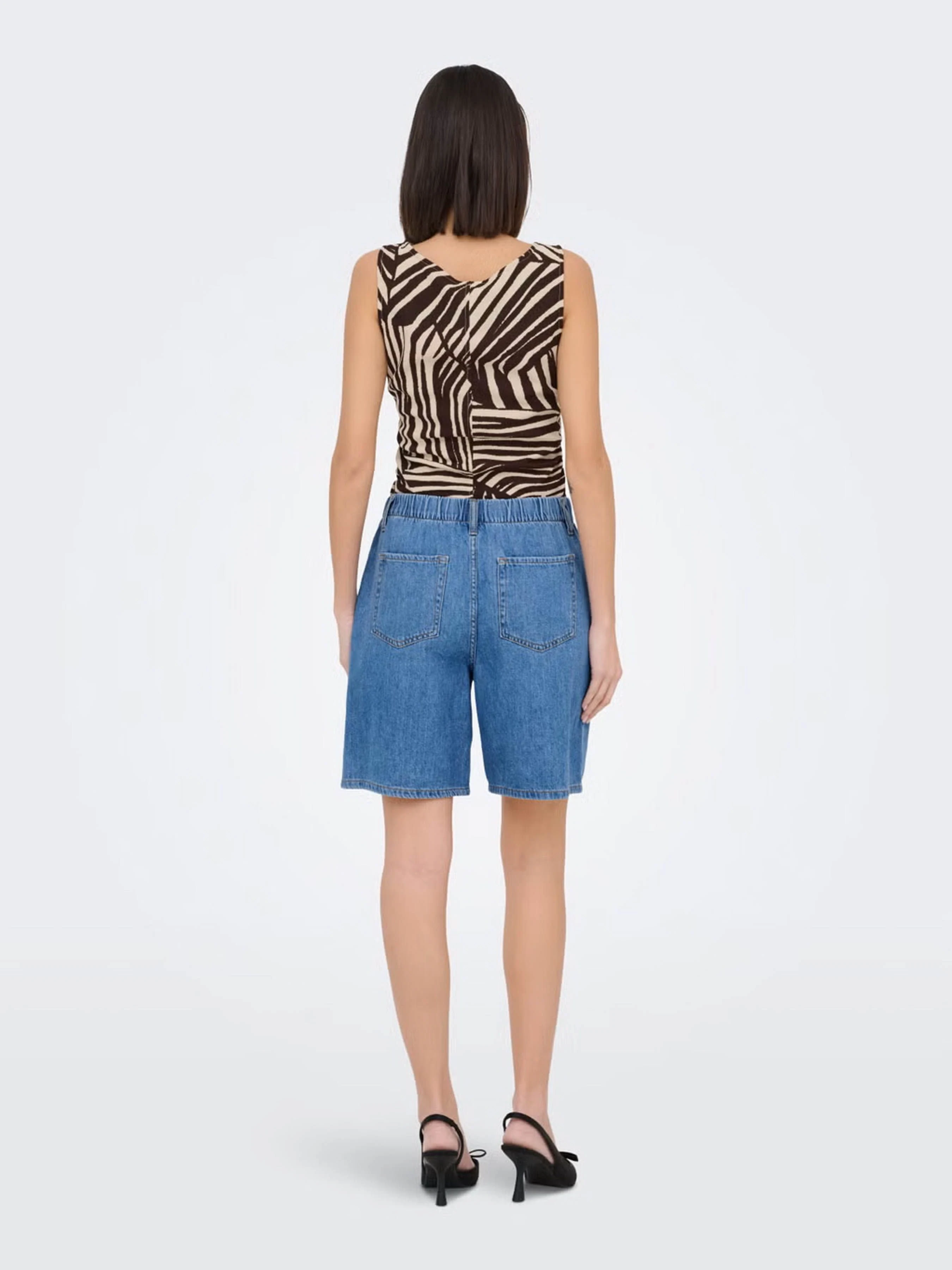 Бавовняні Жіночі Джинсові шорти JDY BERN MW SHORTS DNM фото 2
